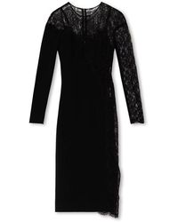 Dolce & Gabbana - Lace-Trimmed Dress - Lyst