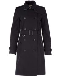 Burberry Kensington Trench Coat - Black