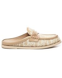 Dior - Christian Logo Jacquard Slip-On Sandals - Lyst