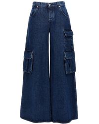 Off-White c/o Virgil Abloh - 'Cargo Wide' Jeans - Lyst