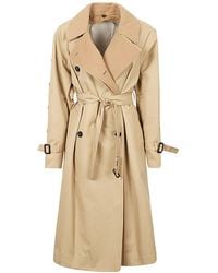 Weekend by Maxmara - Belted Double-breasted Coat - Lyst