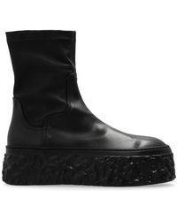 Agl Attilio Giusti Leombruni - Stretch Platform Ankle Boots - Lyst