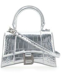 Balenciaga - Hourglass Xs Embossed Handbag - Lyst