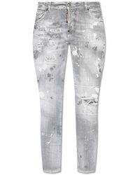 DSquared² - Cool Girl Distressed Jeans - Lyst
