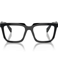 Prada - Rectangular Frame Glasses - Lyst