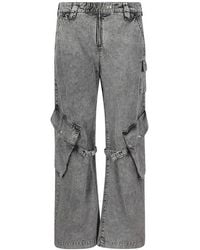 Acne Studios - Straight-Leg Cargo Jeans - Lyst