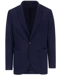 Brunello Cucinelli - Cashmere Jersey Blazer With Patch Pockets - Lyst