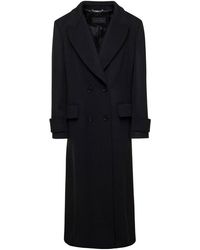 Alberta Ferretti - Double-Breasted Coat - Lyst