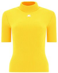Courreges Short-sleeve tops for Women - Up to 28% off at Lyst.com