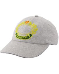 Burberry - Grey Nylon Baseball Cap - Lyst