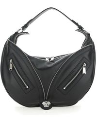 Versace - Medusa-detailed Zipped Shoulder Bag - Lyst