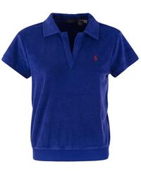 Polo Ralph Lauren - Terry Polo-Short Sleeve-Polo Shirt - Lyst