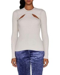 Isabel Marant - Cut-out Detailed Knitted Jumper - Lyst