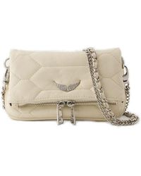 Zadig & Voltaire - Rock Nano Xl Quilted Clutch Bag - Lyst