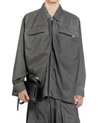 Y. Project - Drop-shoulder Zipped Overshirt - Lyst