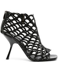 Sergio Rossi - Mermaid 100mm Cut-out Sandals - Lyst