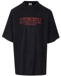 Vetements - Paris Oversized T-shirt - Lyst