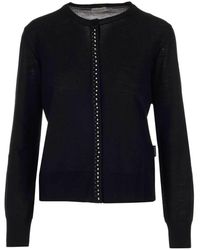 Moncler Knitted Cardigan - Black