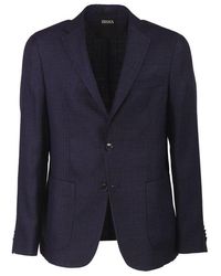 Zegna - Single-breasted Tailored Blazer - Lyst