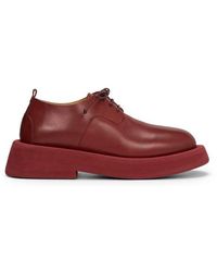 Marsèll - Round Toe Lace-up Derby Shoes - Lyst