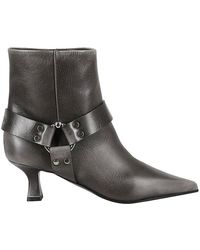 3Juin - Kitten Heel Ankle Boots - Lyst