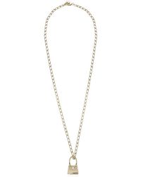 Jacquemus - Le Chiquito Silver-toned Brass Necklace - Lyst