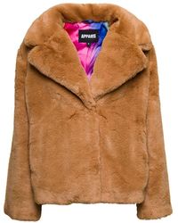 Apparis - Milly Single Breasted Shearling Jacket - Lyst