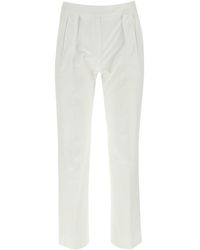 Max Mara Lucas Cigarette Pants - Natural