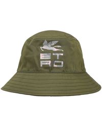 Etro Green Polyester Hat