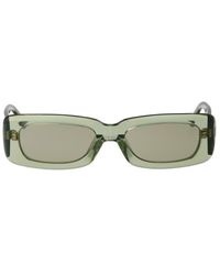 Linda Farrow - X The Attico Squared-frame Sunglasses - Lyst