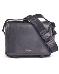 Paul Smith - Logo Embossed Zipped Messenger Bag - Lyst