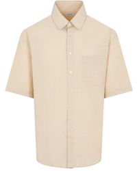 Lemaire - Regular Collar Short Sleeve Shirt - Lyst