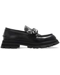 Alexander McQueen - Chain-linked Penny Loafers - Lyst