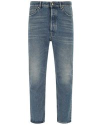 Golden Goose - Washed Effect Straight Leg Jeans - Lyst