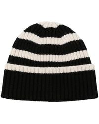 Totême - Striped Wool Beanie Hat - Lyst