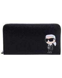 Karl Lagerfeld - K/ikonik Leather Wallet - Lyst