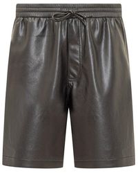 Nanushka Knee-length Drawstring Shorts - Gray