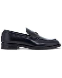 Roberto Cavalli - Logo Plaque Slip-On Loafers - Lyst