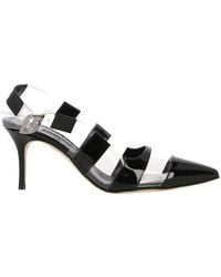 Manolo Blahnik - Uxra Pointed-Toe Slingback Pumps - Lyst