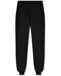 Versace - Black Sweatshirt With Standing Collar - Lyst