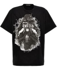 Yohji Yamamoto - Printed T-Shirt - Lyst