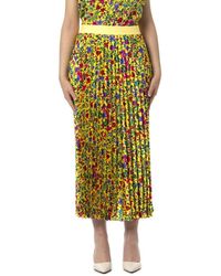 Weekend by Maxmara - All-over Floral Printed Pleated Skirt - Lyst