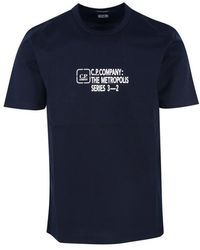 C.P. Company - Logo-printed Crewneck T-shirt - Lyst