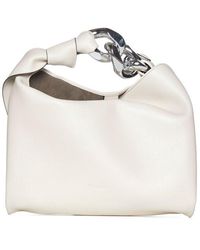 JW Anderson - Knot Detailed Chained Small Shoulder Bag - Lyst