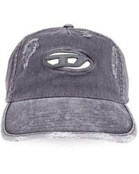 DIESEL - C-Ball-Utlt Distressed Baseball Cap - Lyst