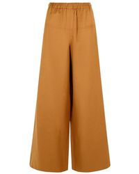 Max Mara - Honor' Linen Blend Trousers - Lyst