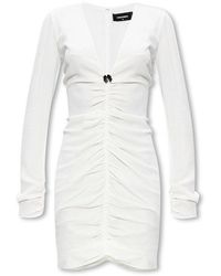 DSquared² - Ruched Dress - Lyst