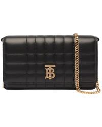 Burberry - Lola Quilted-leather Shoulder Bag - Lyst