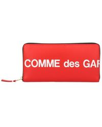 Comme des Garçons - Comme Des Garcons Sa0110 Huge Logo Leather Wallet - Lyst