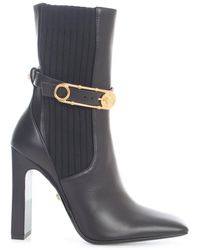 versace fur boots